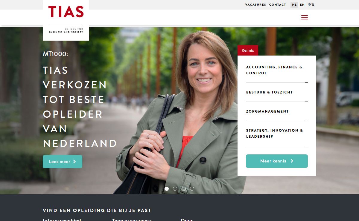 TIAS - A top-ranked business school | TIAS Business School