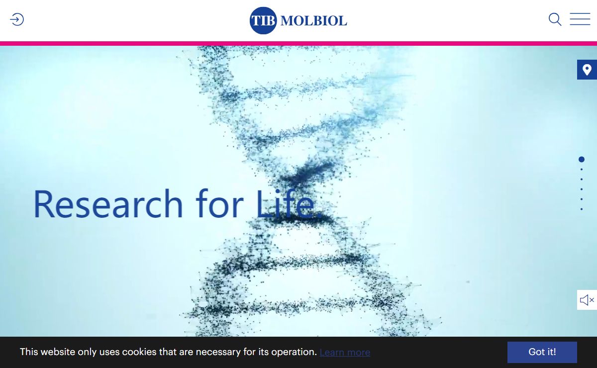 TIB MOLBIOL - Research for Life - TIB MOLBIOL