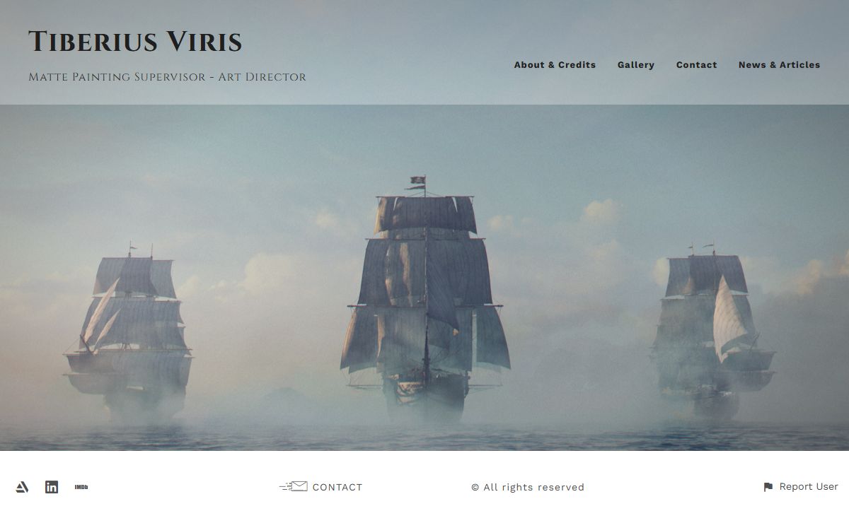 Tiberius Viris - Matte Painting Supervisor, Art Director