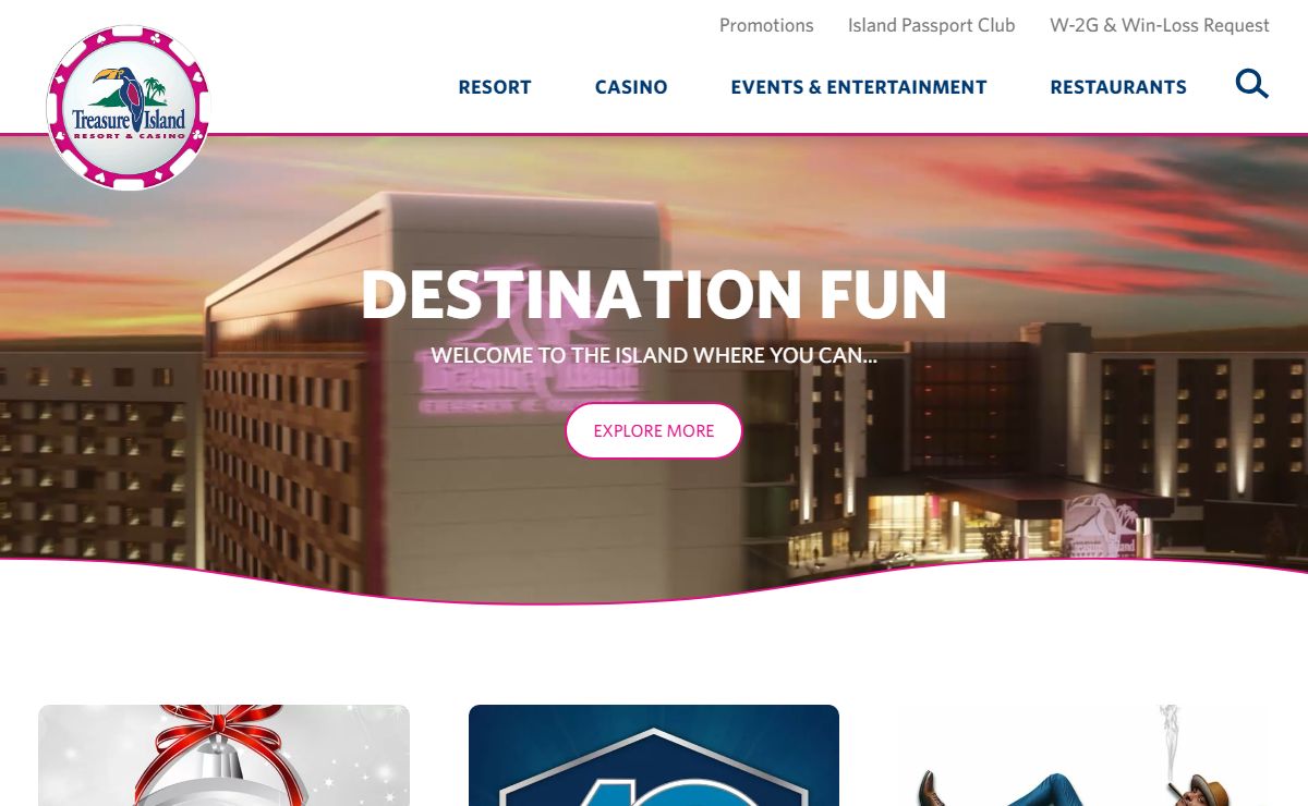 Treasure Island Resort & Casino | Destination Fun