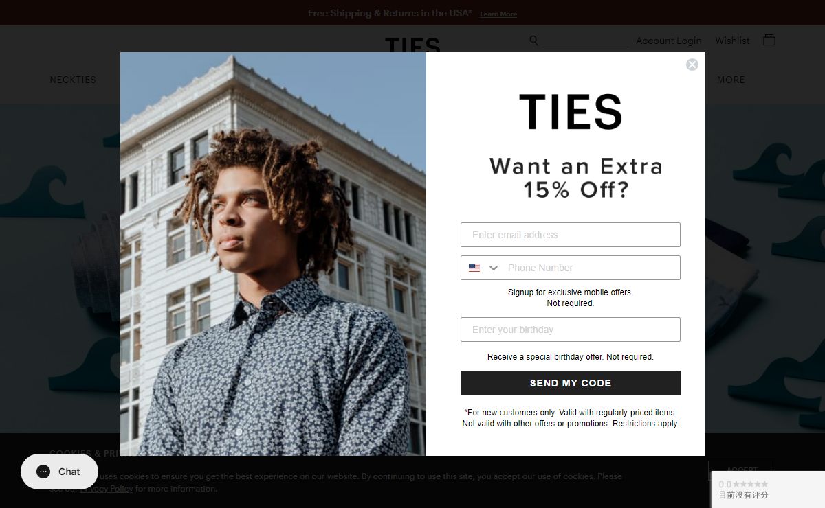 Ties.com | Superior Quality Men's Ties & Accessories | Free Shipping