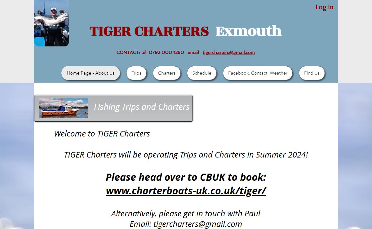Tiger Charters, Fishing Trips & Charters, Exmouth, Devon
