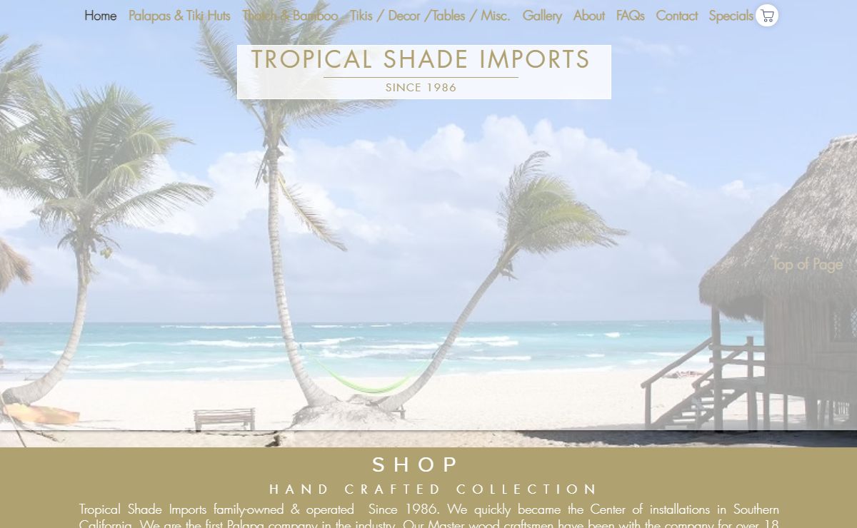 Tiki Hut | California | Tropical Shade Imports