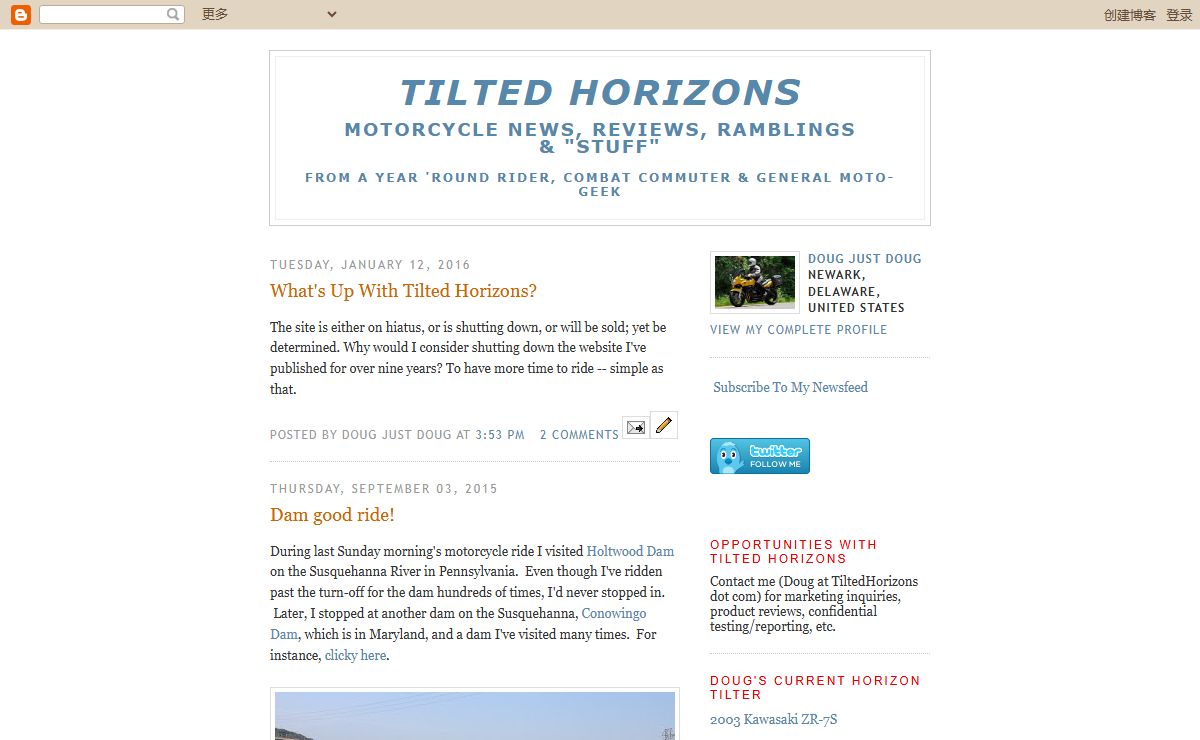 Tilted Horizons