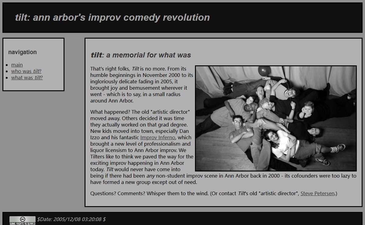 memorial for tilt