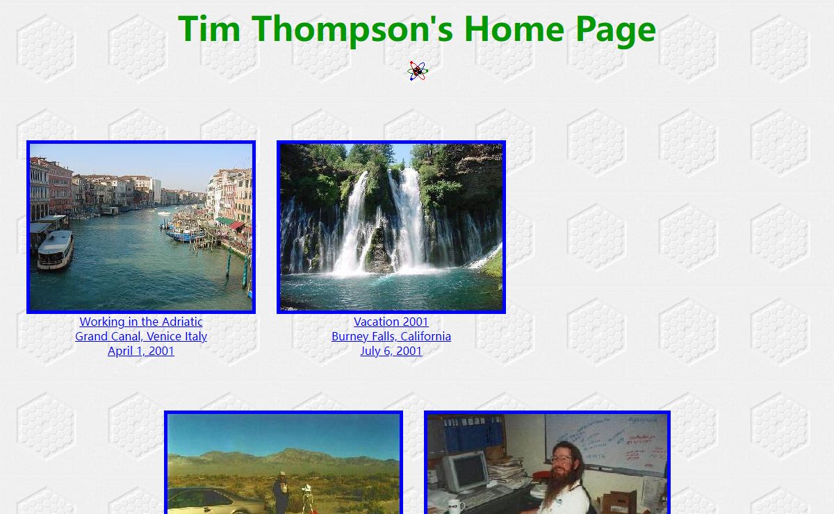 Tim Thompson's Home Page