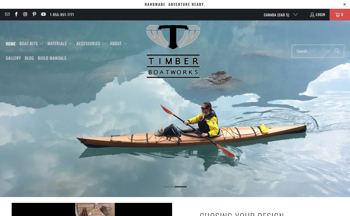 Timber BoatWorks l Wooden Boat Kits l Kayaks, Canoes & Paddle boards