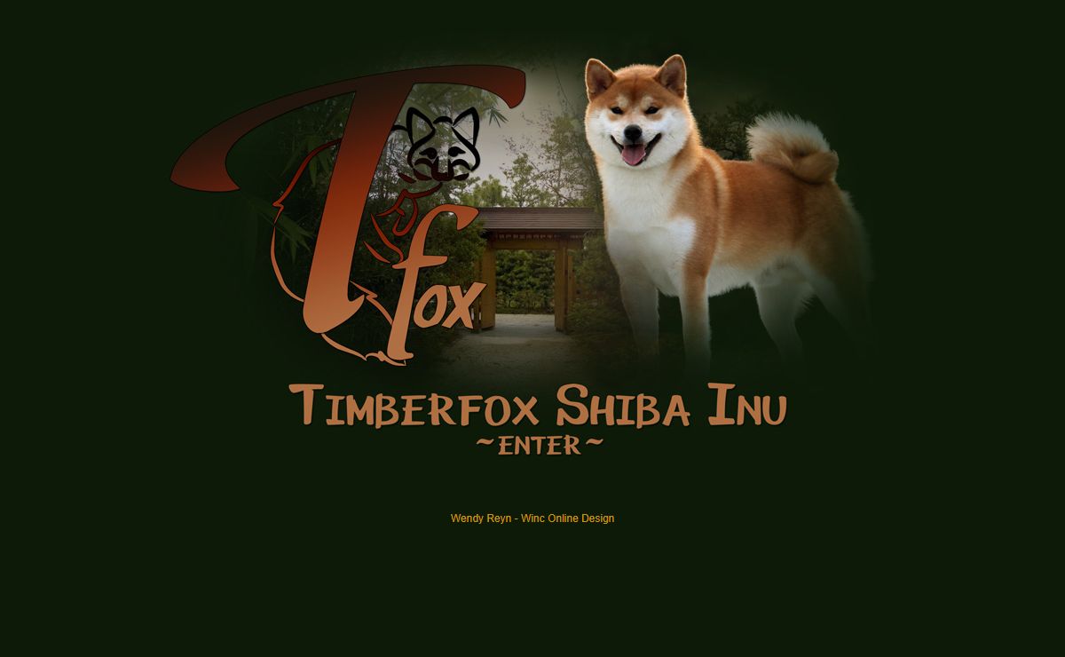 Welcome to the new home of Timberfox Shiba Inu!