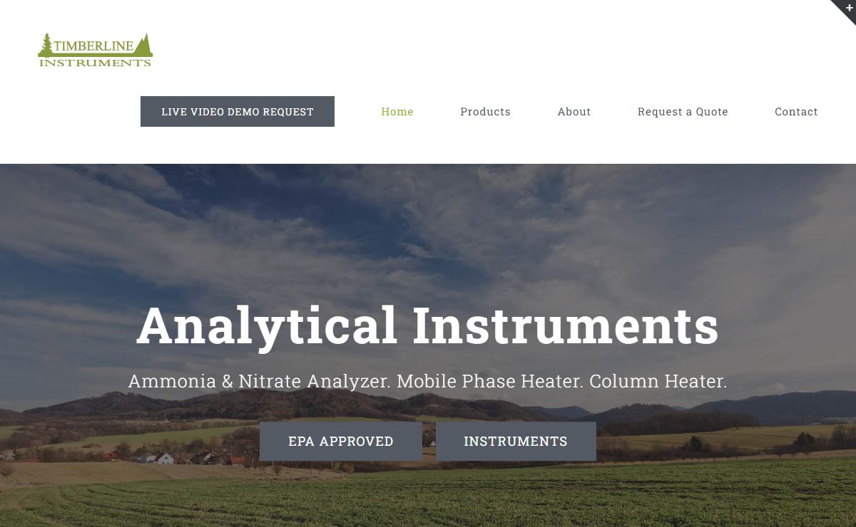 Timberline Instruments - Analytical Instrumentation - Home