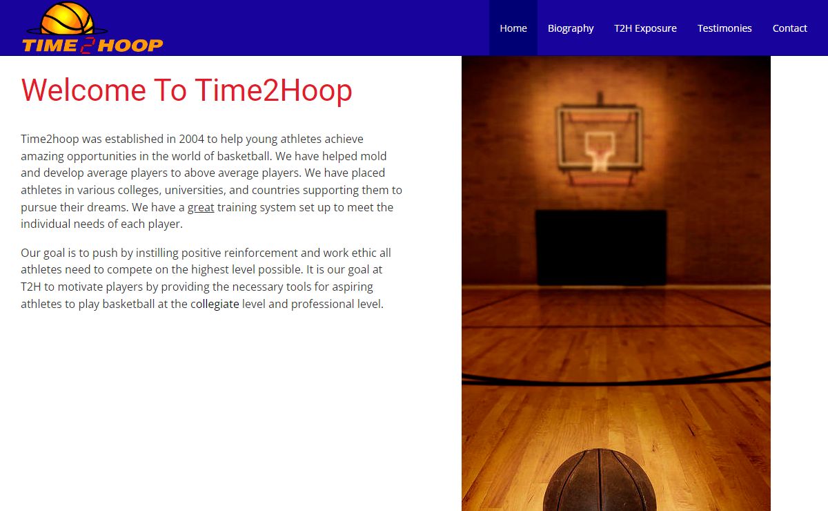 Time 2 Hoop | Just another WordPress site