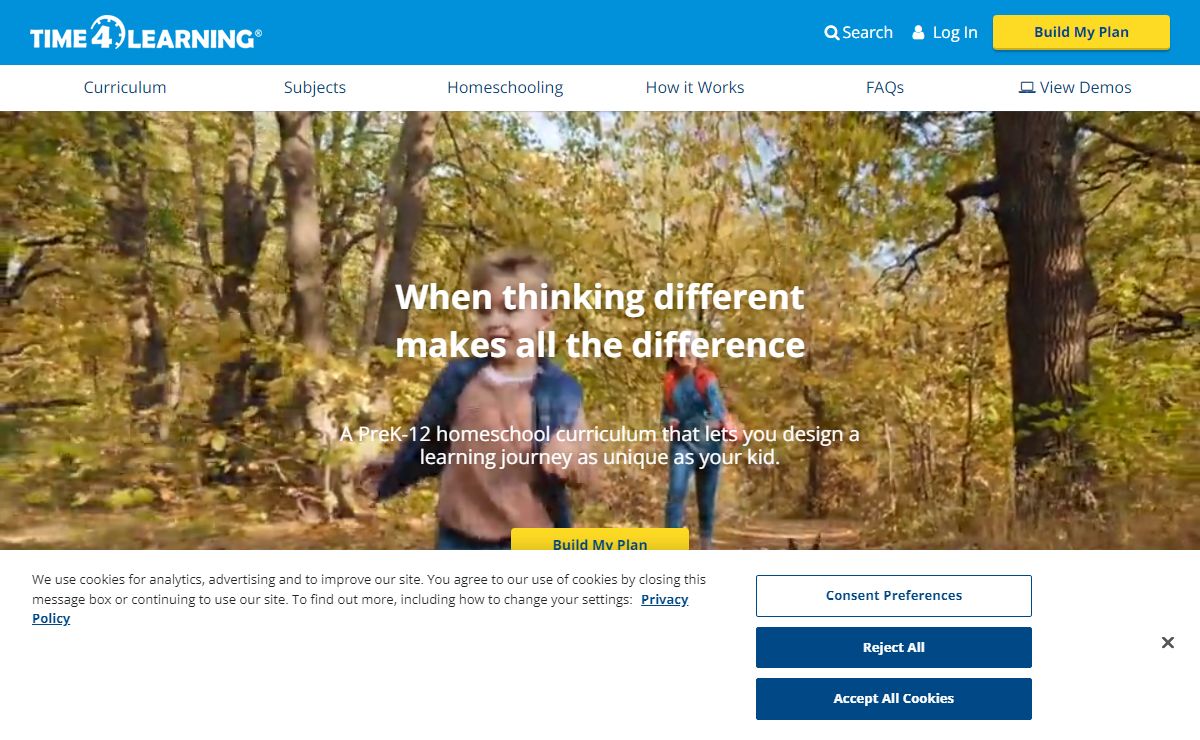 Online Homeschool Programs & Afterschool Enrichment | Time4Learning