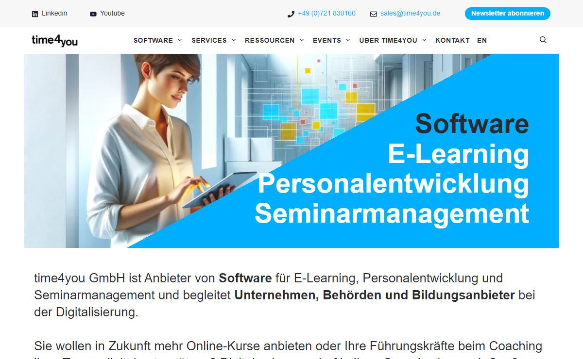 Software E-Learning Personalentwicklung Seminarmanagement