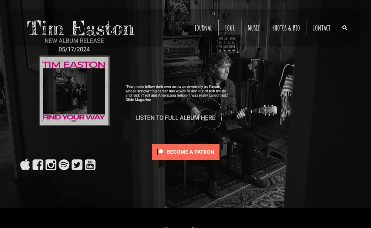 North American Songwriter - AVAILABLE NOW! | Tim Easton | Official Website