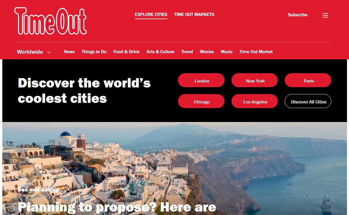 Time Out | Best Things To Do and Events In Cities Worldwide