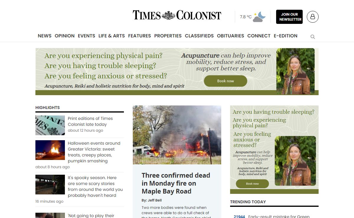 Victoria Times Colonist - Victoria Times Colonist