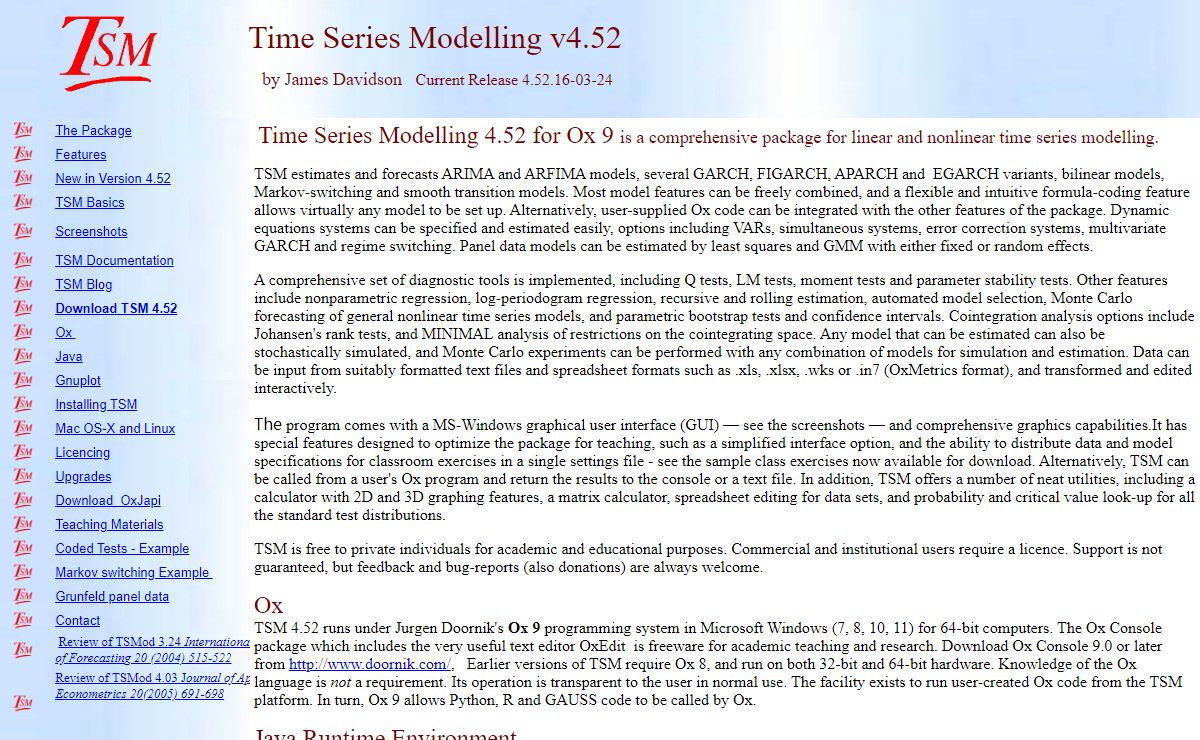 Time Series Modelling 4