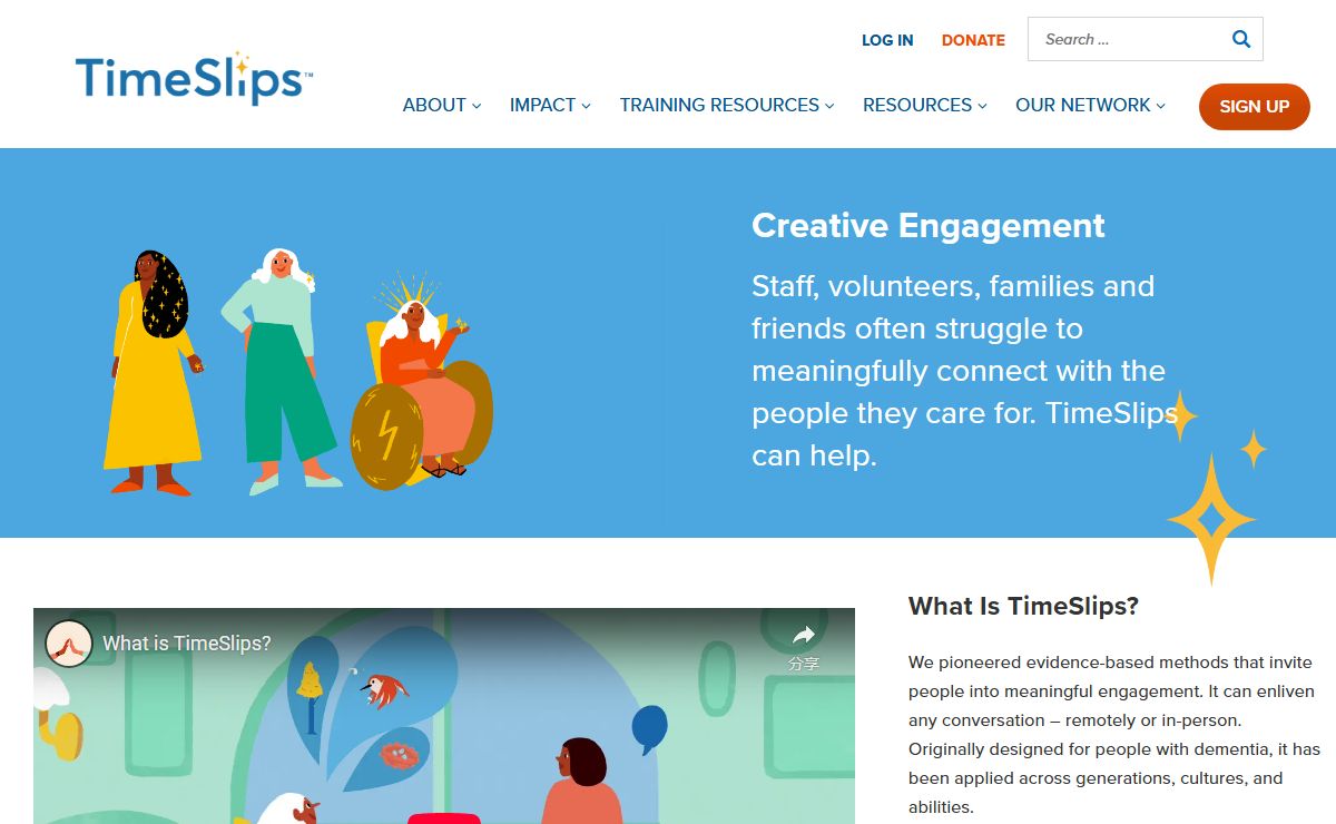 TimeSlips Creative Storytelling – Bringing meaning and purpose into the lives of elders through creative engagement