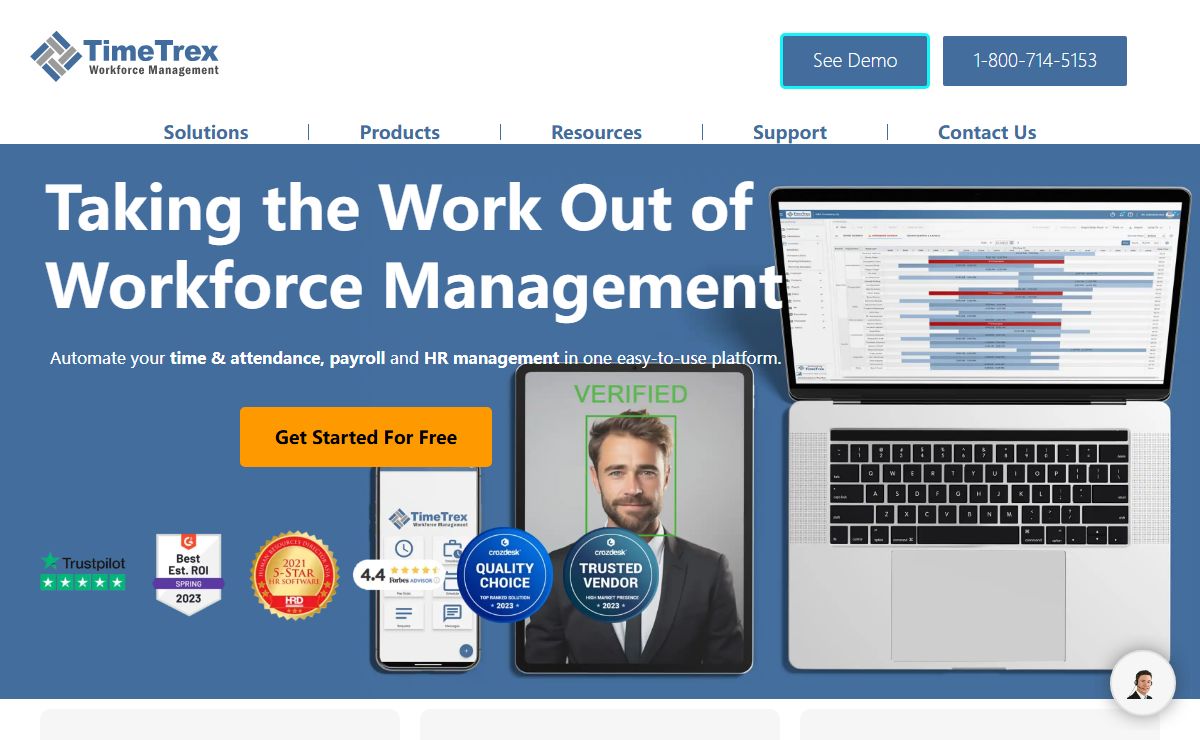 Workforce Management | Time & Attendance, Payroll, HR Management - TimeTrex