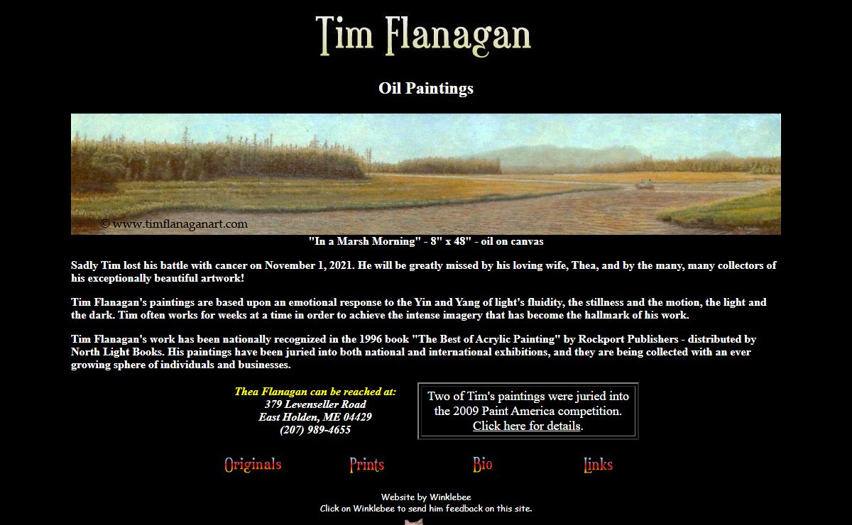 Tim Flanagan - Acrylic and Oil Fine Art Paintings
