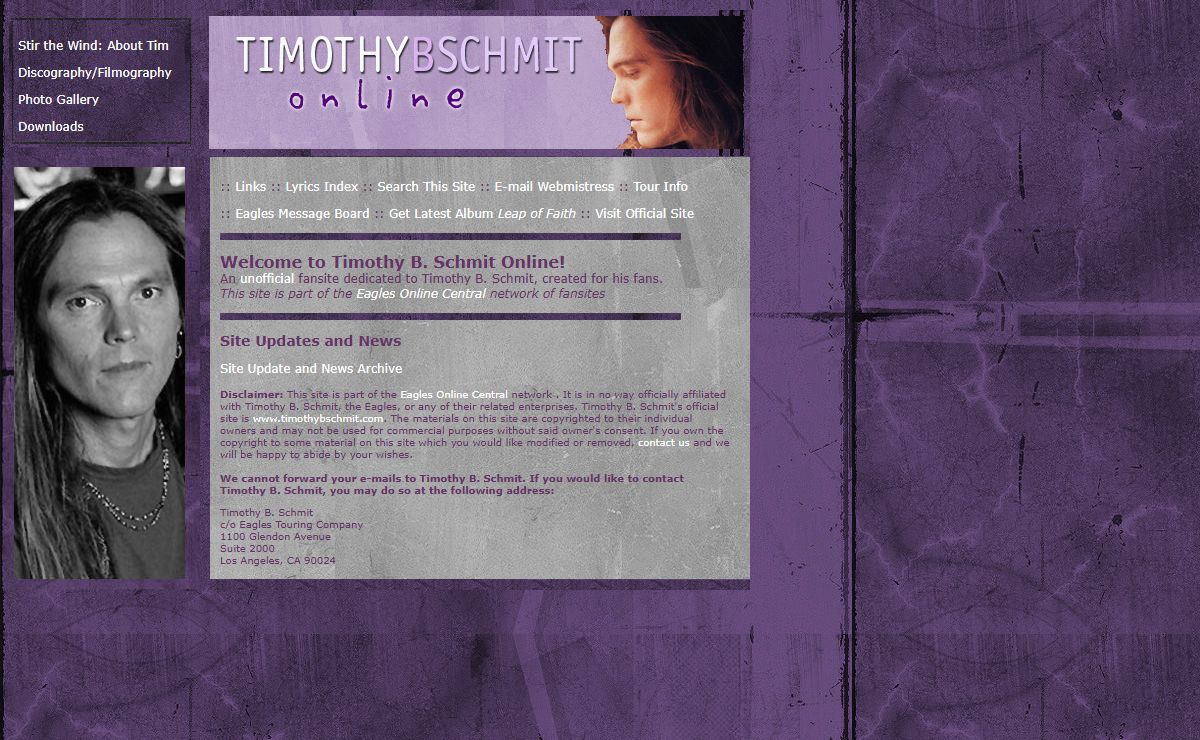 Timothy B. Schmit Online