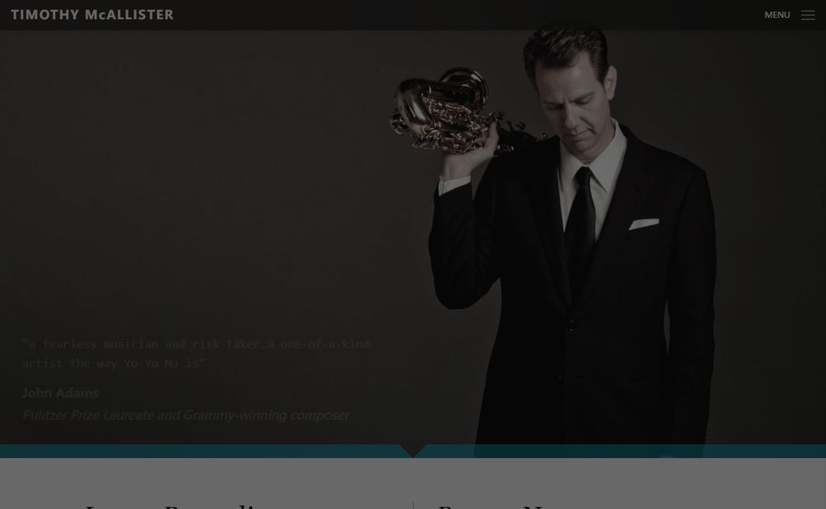 Timothy McAllister, Concert Saxophonist