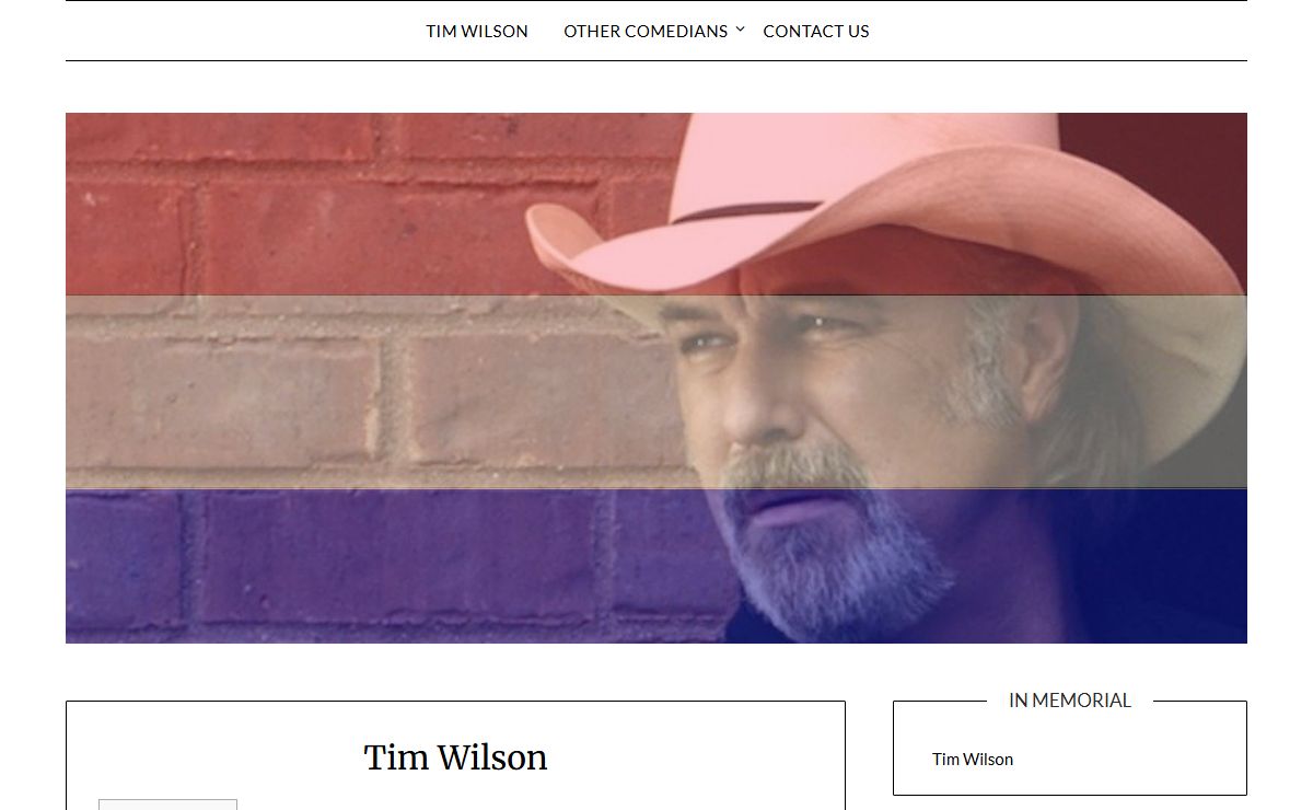 Tim Wilson - In memorial