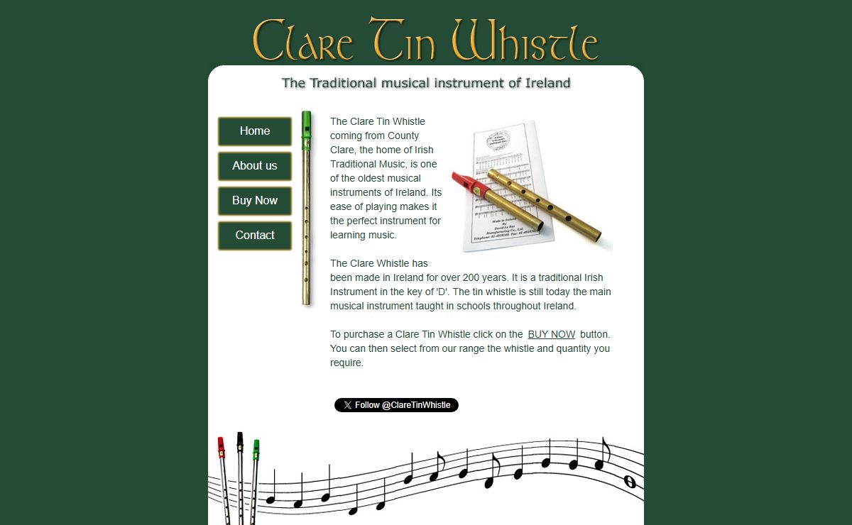 Clare Tin Whistle