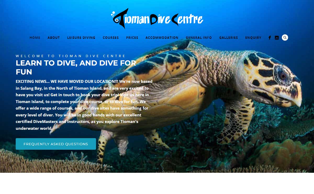 Tioman Dive Centre Malaysia | Tioman Diving Courses