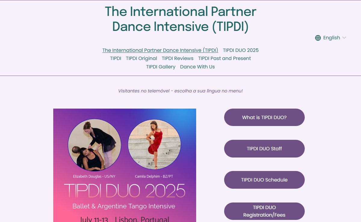 The International Partner Dance Intensive (TIPDI)