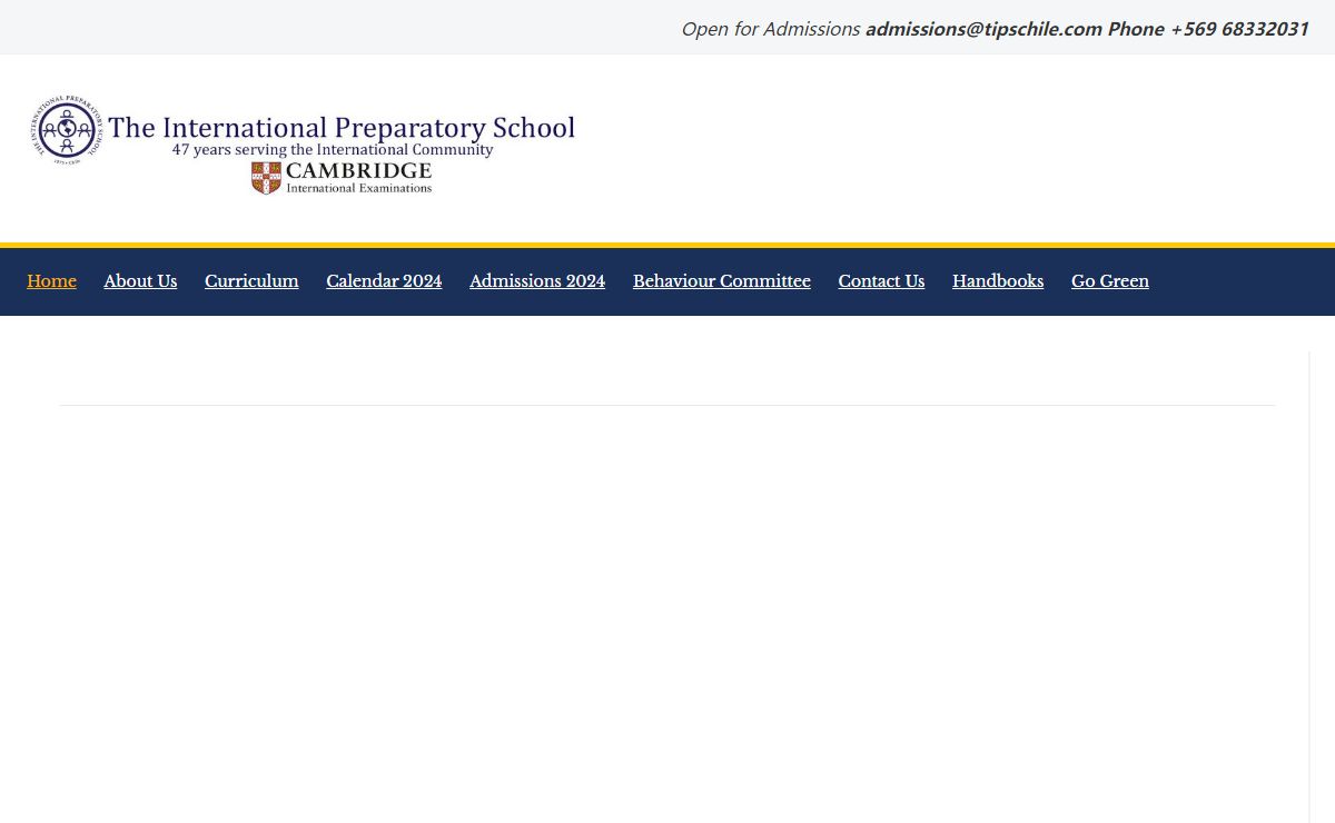 The International Preparatory School – International Cambridge Education in Chile