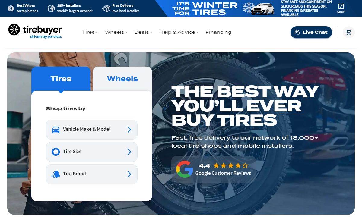Buy Tires and Wheels Online | Shop Tires | Tirebuyer