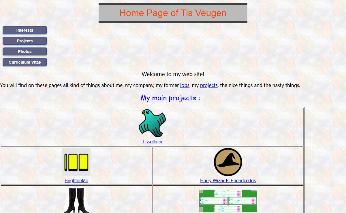 Home page Tis Veugen