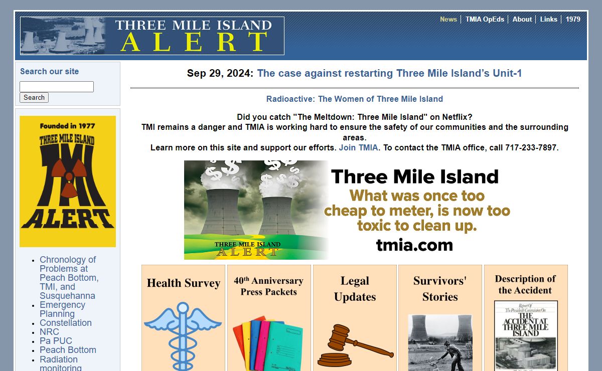 Three Mile Island Alert
