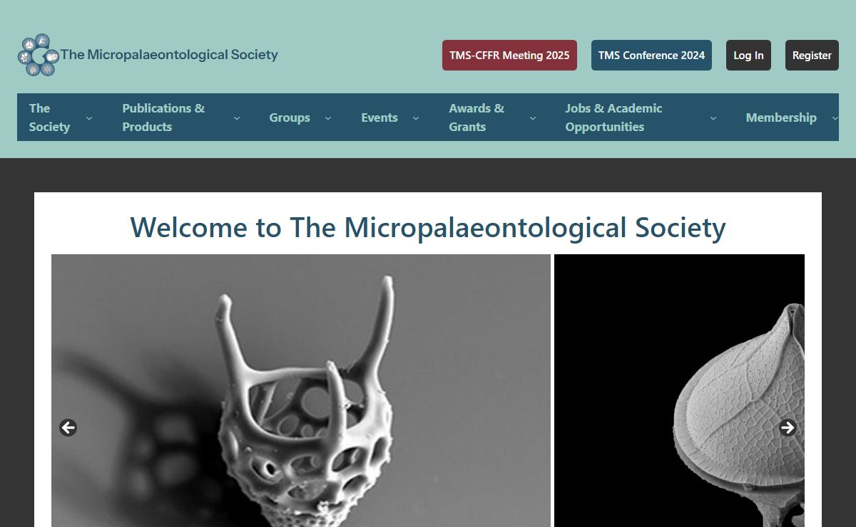 The Micropalaeontological Society – Towards the advancement of the education of the public in the study of Micropalaeontology