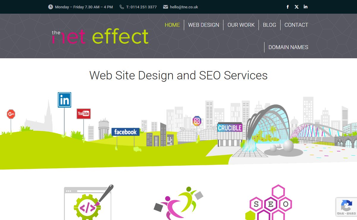 Web design Sheffield: The Net Effect for web design that works!