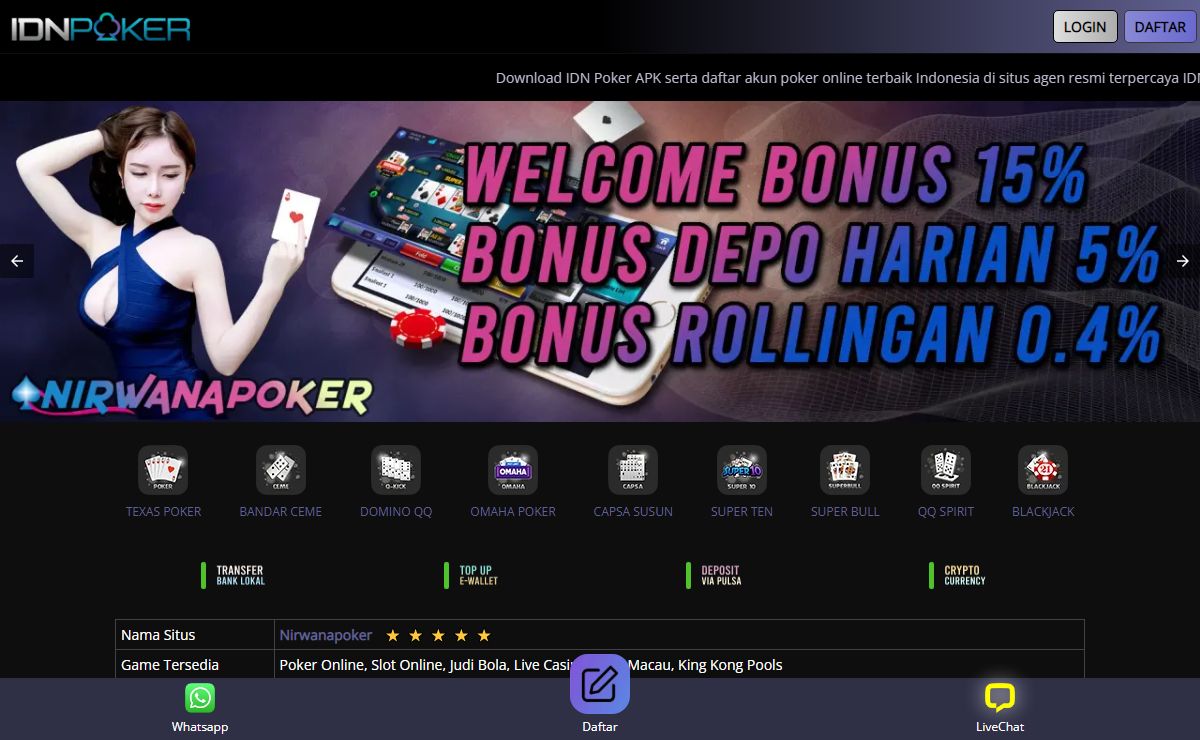 IDN Poker - Download IDN Poker APK - Daftar Poker IDN Play