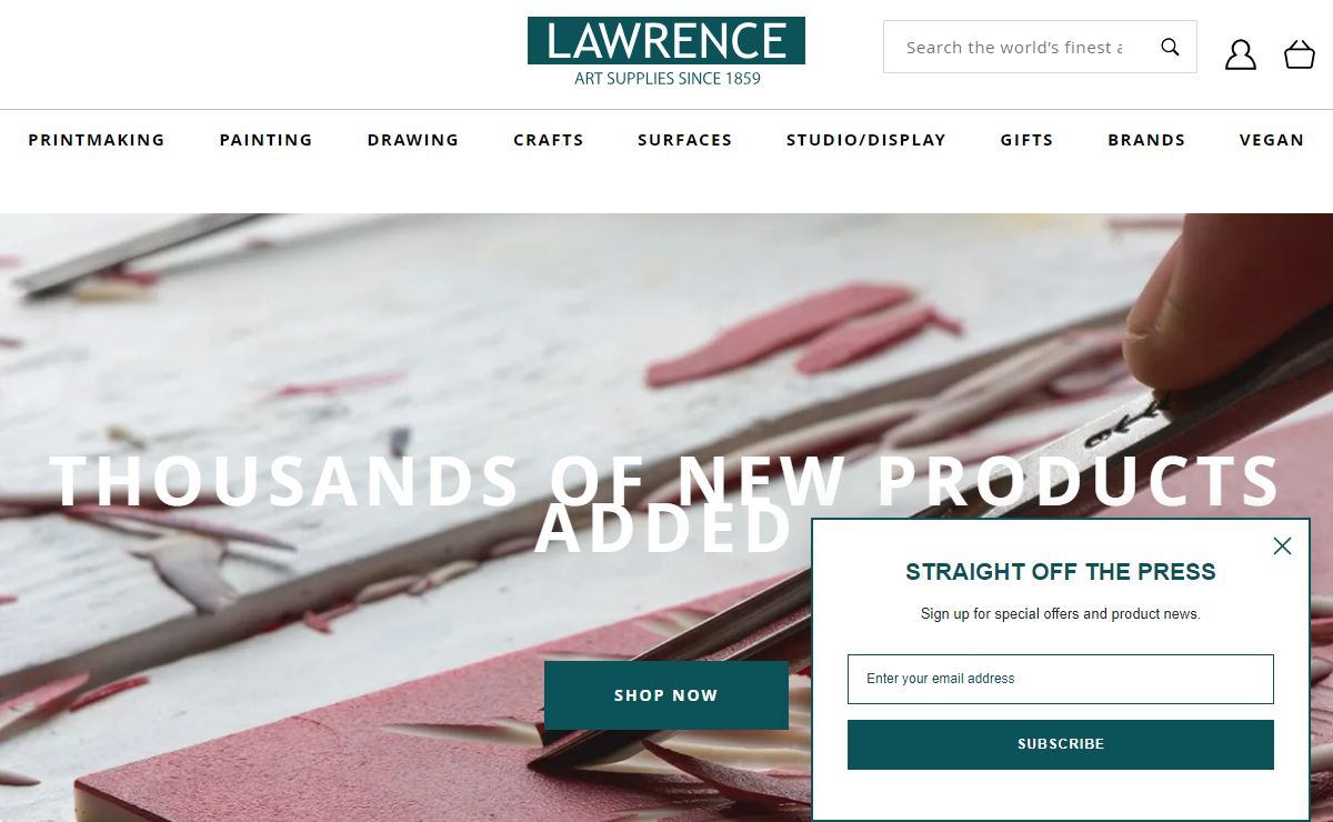 Lawrence Art Supplies - UK Supplier of Artists Materials