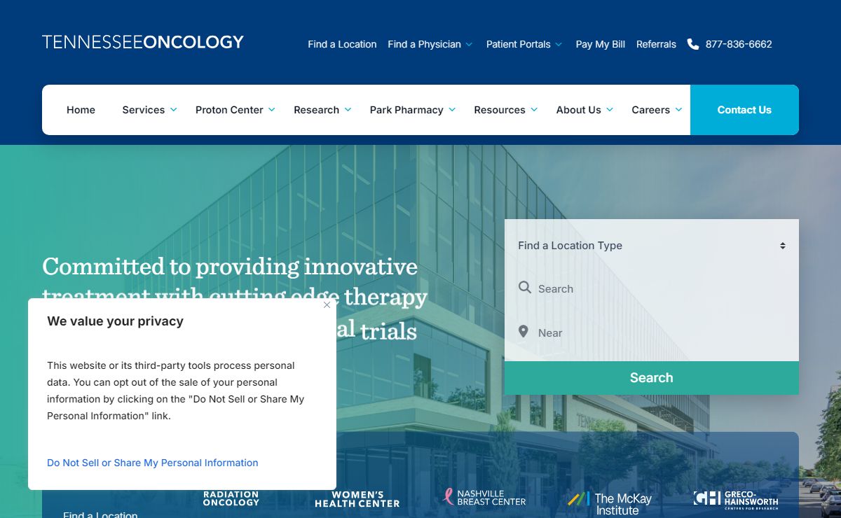 Caring for Cancer Patients is a Privilege - Tennessee Oncology