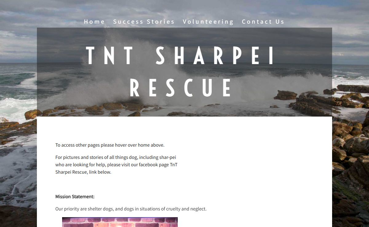 TnT Sharpei Rescue Mission BC