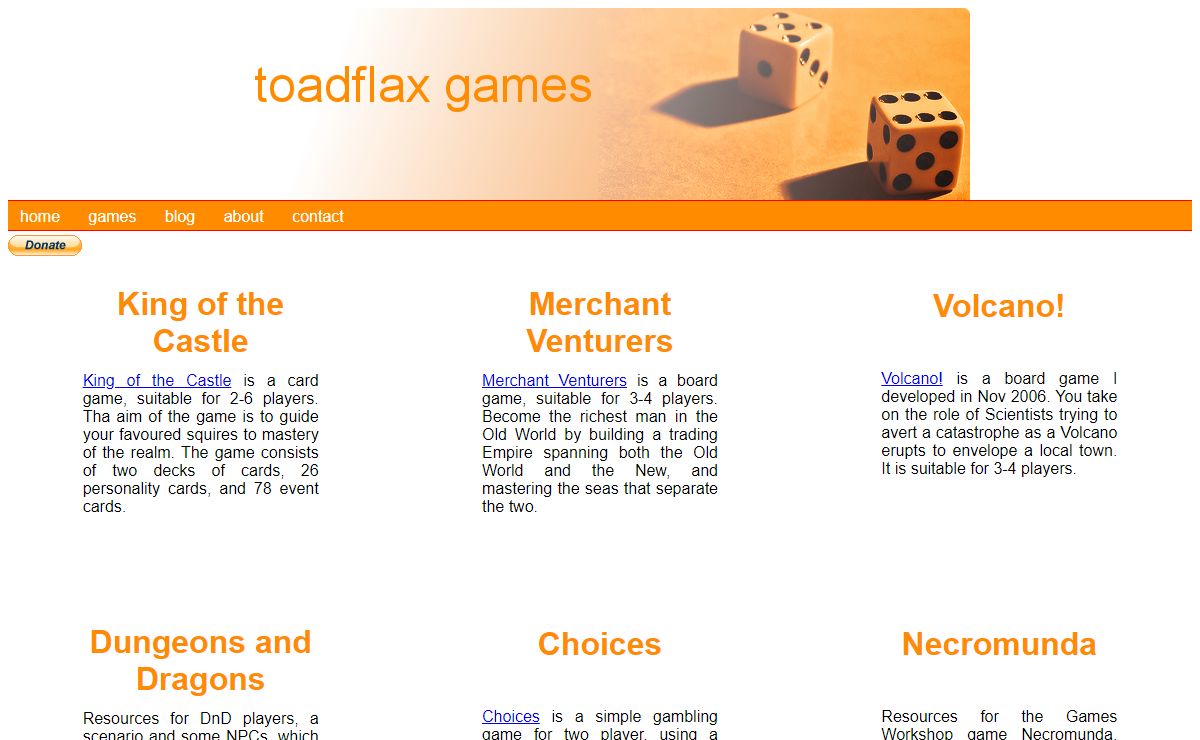 toadflax games