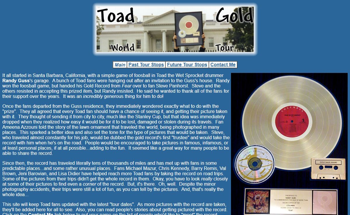 Toad Gold World Tour