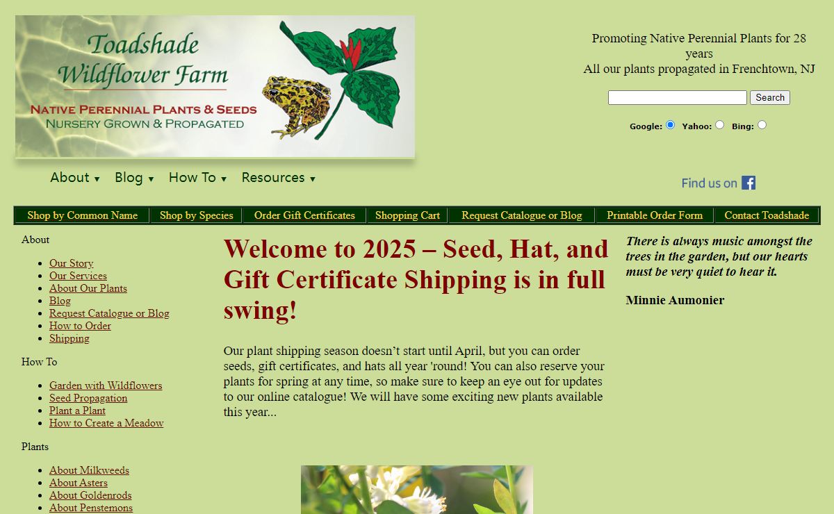 Toadshade Wildflower Farm