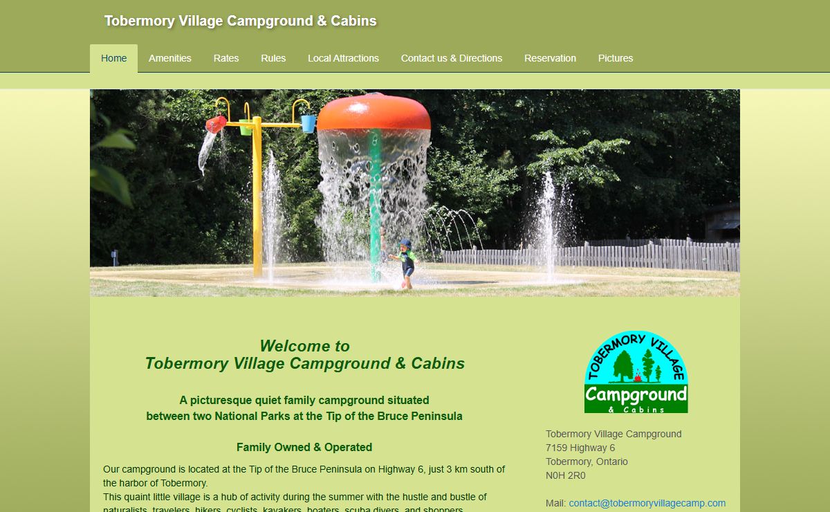 Tobermory Village Campground & Cabins