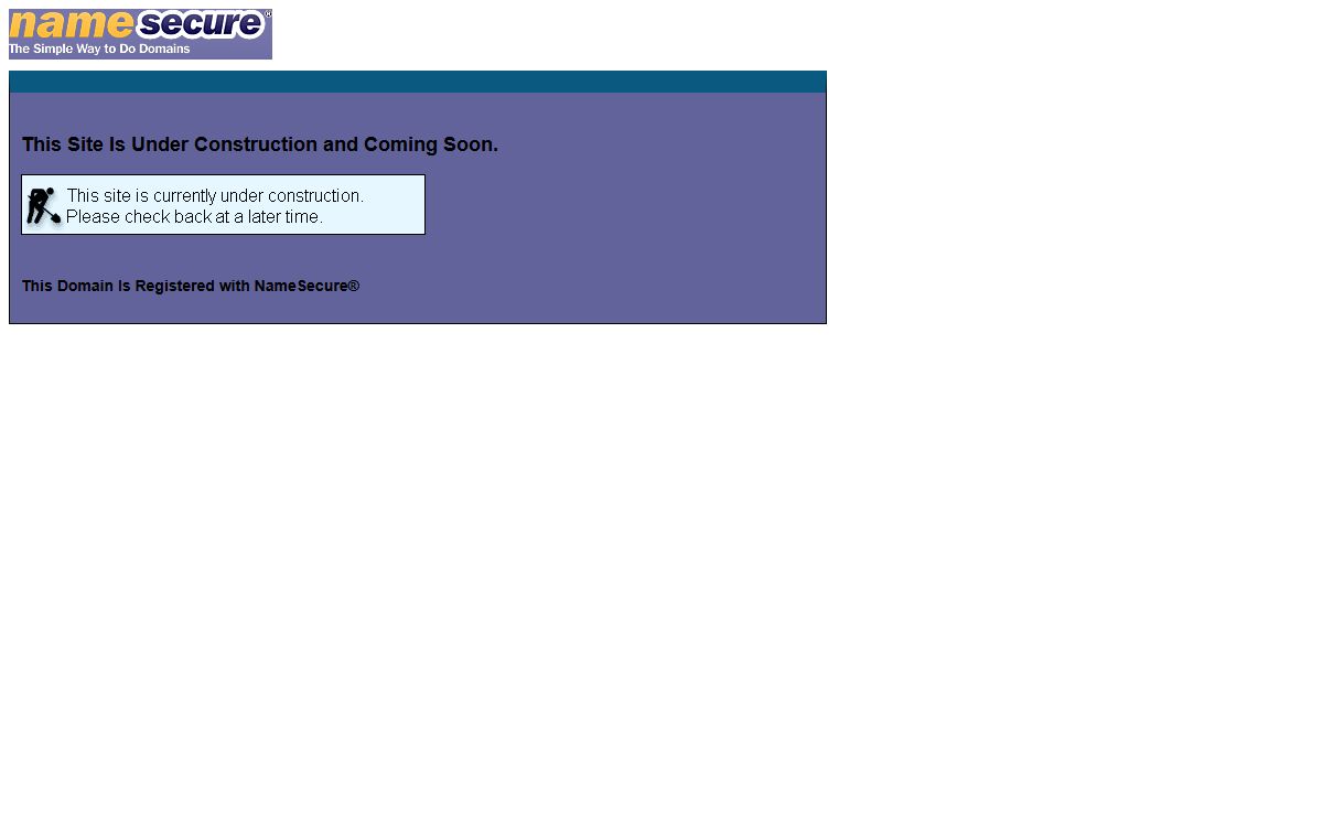 Web Page Under Construction