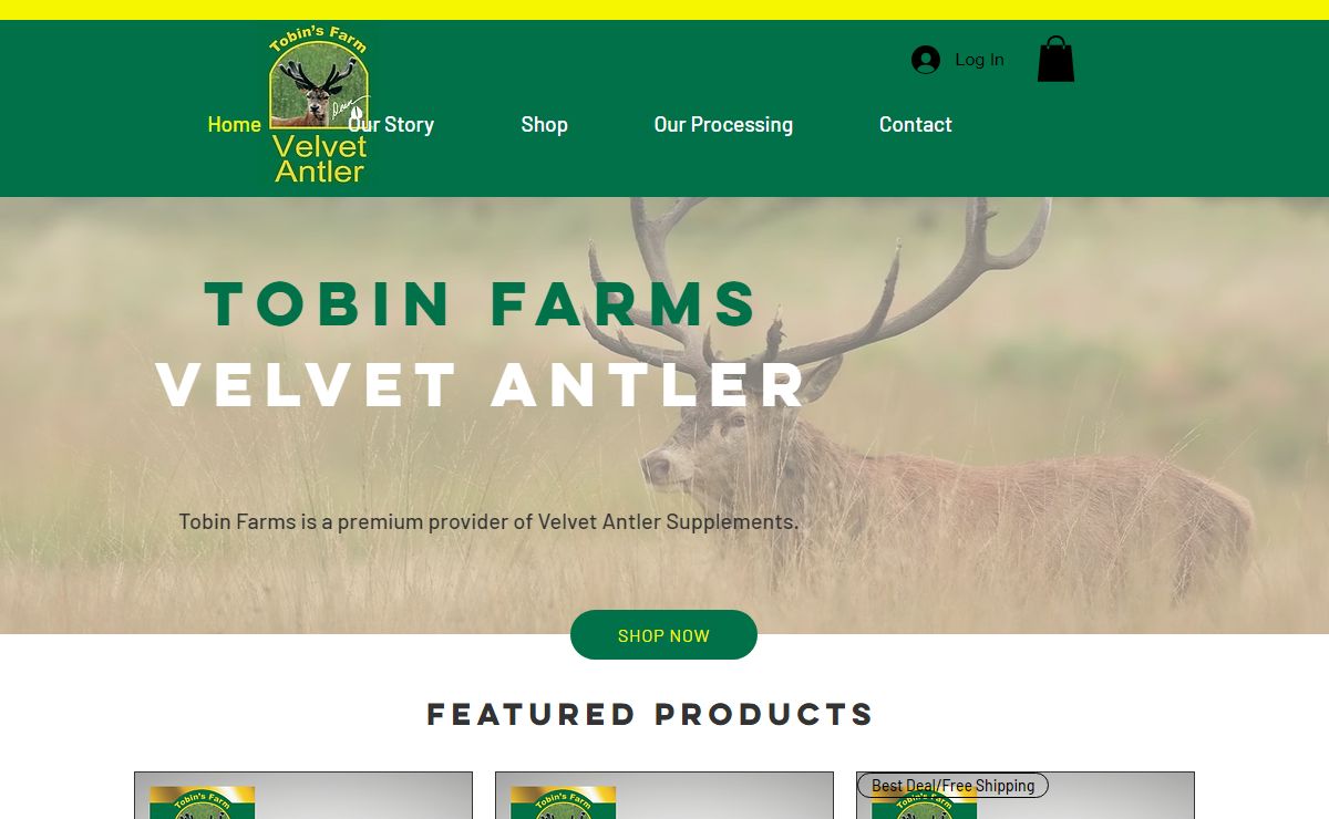 Velvet Antler Processing | Tobin Farms Velvet Antler