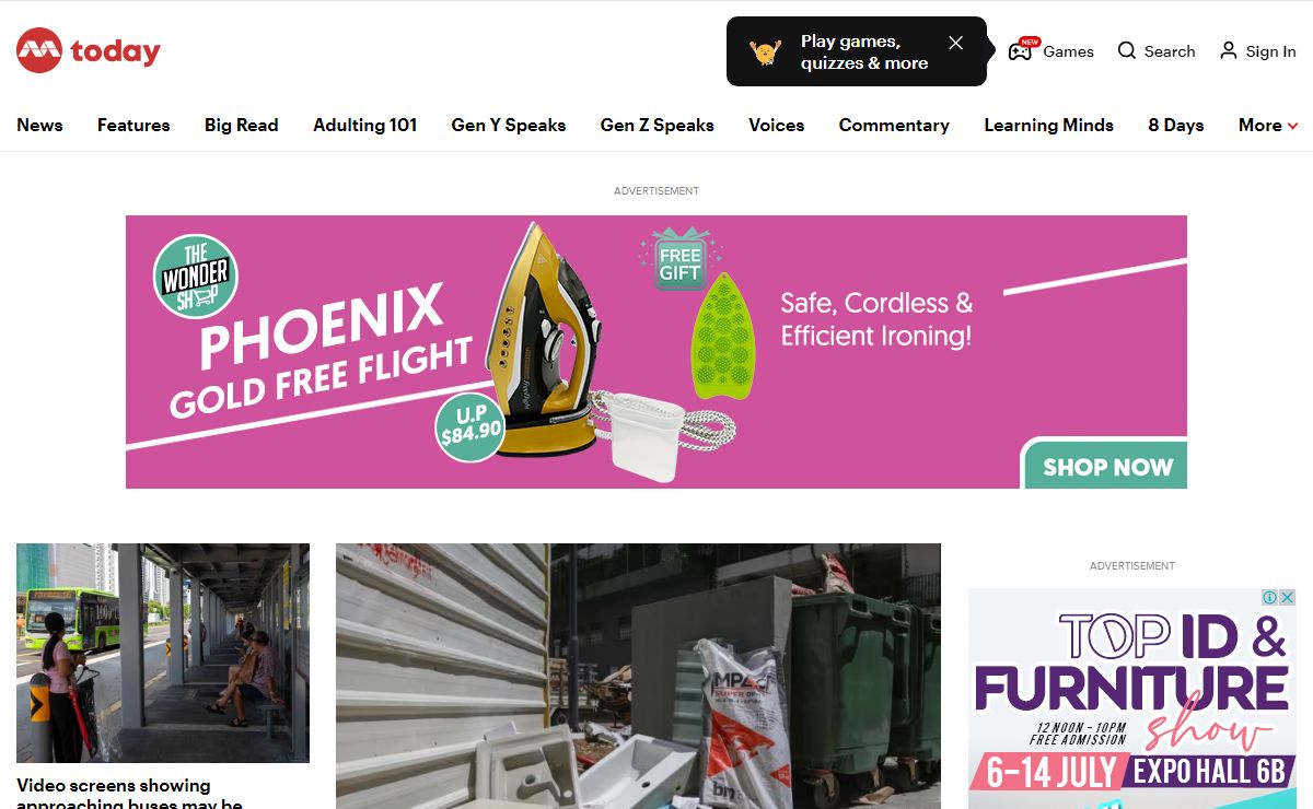 Latest news in Singapore and around the world – TODAY