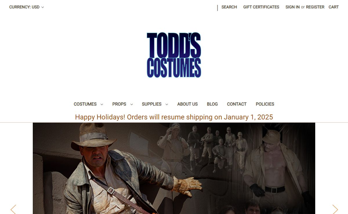 Todd's Costumes