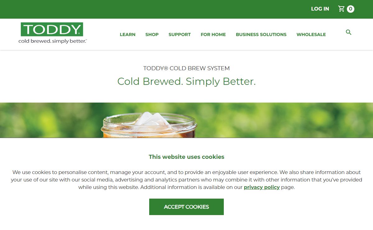 Cold Brewed. Simply Better. | Toddy Cold Brew Coffee