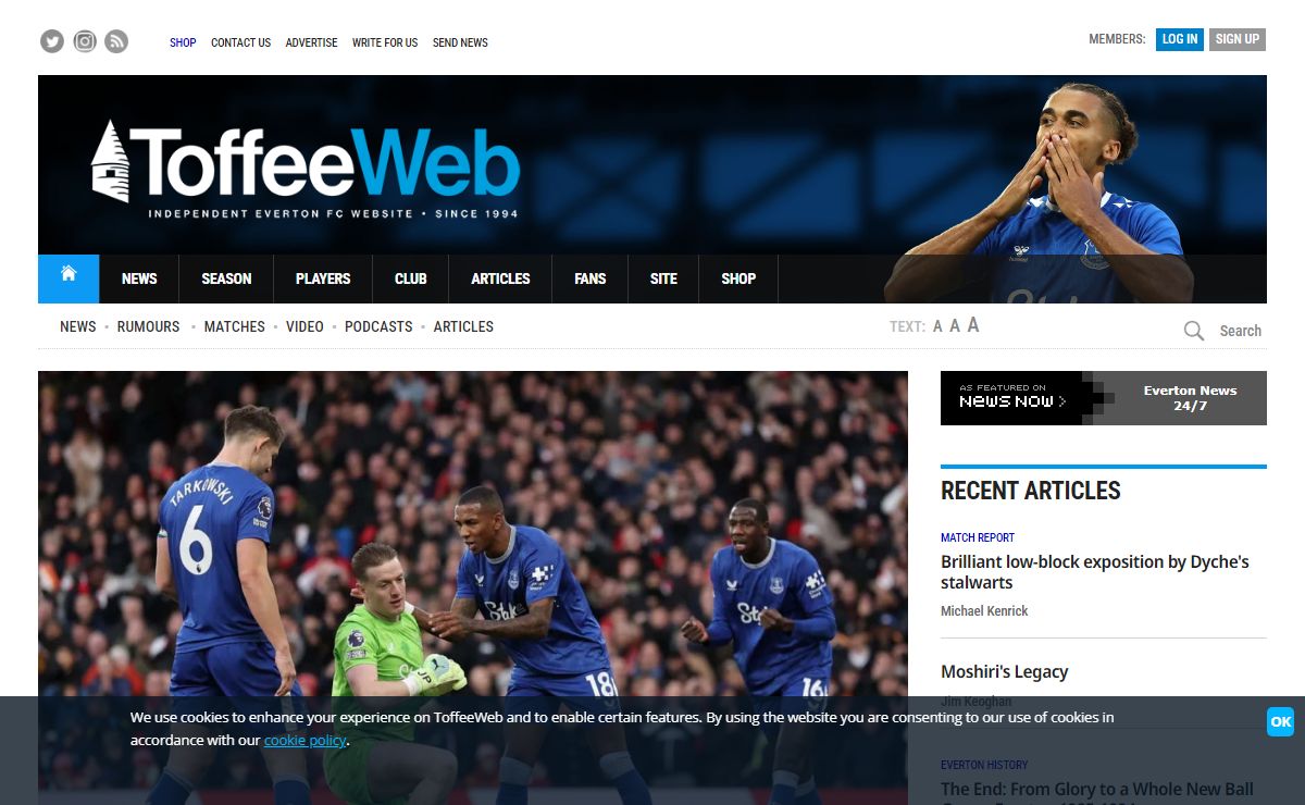 Everton | ToffeeWeb The Independent Website