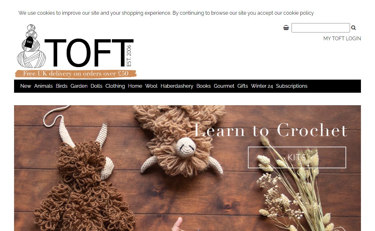 TOFT: British Wool Yarn and Patterns for Knitting and Crochet